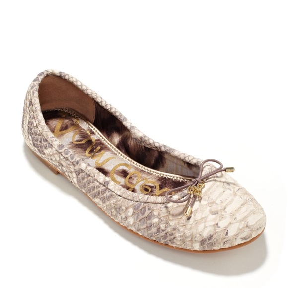 Sam Edelman Felicia Snake Flats - Picture 1 of 6